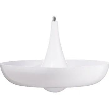 ACA DECOR Závěsné svítidlo SOBRERO max. 60W/E27/230V/IP20, bílé