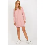 RELEVANCE Mikinové šaty Valeri pudrově růžové Velikost: UNI