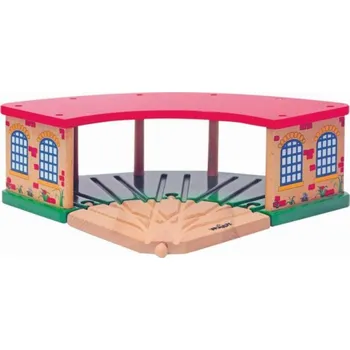 Vláček a vláčkodráha Woody příslušenství k vláčkodráze depo velké