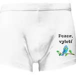 Boxerky Kariban s potiskem Pozor vyletí ptáček pánské