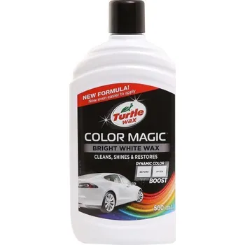 Autovosk Turtle WAX Barevný vosk - bílý 500ml