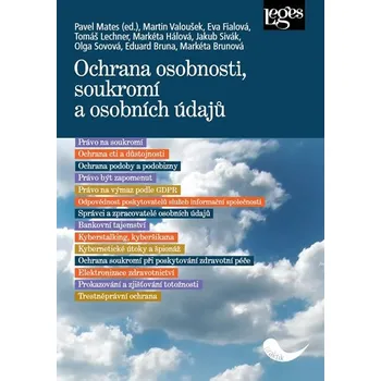 Ochrana osobnosti, soukromí a osobních údajů - Pavel Mates a kol. (2019, brožovaná bez přebalu lesklá)
