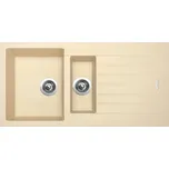 Granitový dřez Sinks PERFECTO 1000.1 Sahara + Čistič pro granitové dřezy SINKS