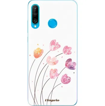 Pouzdro na mobilní telefon Silikonové pouzdro iSaprio - Huawei P30 Lite - Květinky 14 (Odolný silikonový kryt, obal, pouzdro iSaprio - Huawei P30 Lite - Květinky 14 - skvělá ochrana a pružnost, stylový UV potisk, lehkost, tiskne se v České republice)