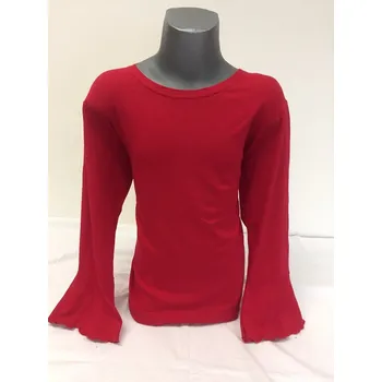 dívčí halenky, velikost 152, Barva červená, Složení materiálu 85% bavlna 5% elastan