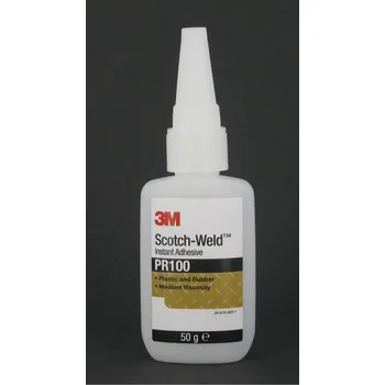 Průmyslové lepidlo 3M Scotch-Weld vteřinové lepidlo na plasty a pryže PR100, 20 g