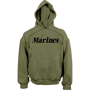 Pánská mikina ROTHCO mikina s kapucí US MARINES ZELENÁ vel.S