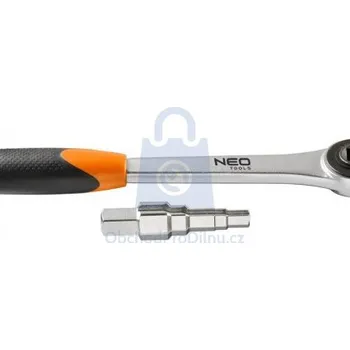 Ráčna Klíč na šroubení s ráčnou 1/2", 3/8", NEO tools 12 mm, 16,8 mm, 22 mm, balení 1 ks