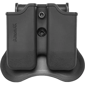 Amomax Opaskové polymerové pouzdro pro dva zásobníky M9/P226/CZ P09 - černé
