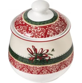 Cukřenka Cukřenka CANTICO BRANDANI (barva - porcelán, bílá/červená/zelená)