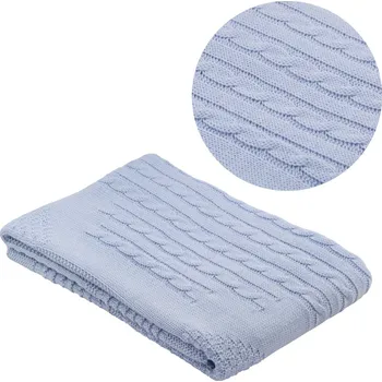 Dětská deka Maccaroni Deka světle modrá 1006