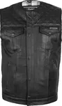 W-TEC Kožená moto vesta Losango Black - XXL