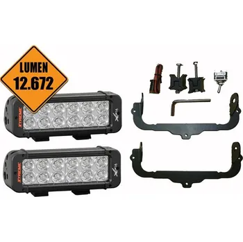 Přídavný světlomet Sada LED světel X-VISION 2x60W do clony SCANIA R/NEW R 13XIL-PX1225SCKIT