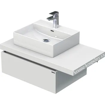 Koupelnový nábytek Intedoor Desk New koupelnový nábytek 905 mm s umyvadlem na desku, DE 54 90 L STORM 1Z Varianta: A0016 Bílá LESK + doprava zdarma + při platbě převodem sleva