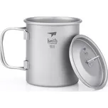 Titanový hrnek s víčkem Keith Mug 300 ml.