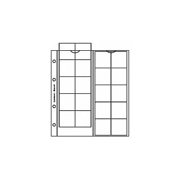 Listy na mince do Ø 38 mm pro alba KARAT