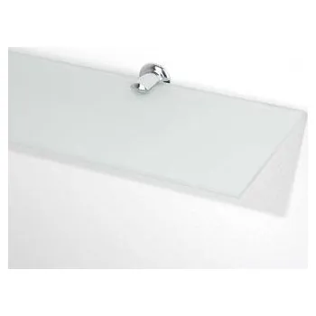 Zrcadlo Polička doplněk doplňky nábytek SHELF GLASS - 49,8 x 12 cm ze satinovaného skla včetně úchytů 100-159