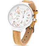 Dámské hodinky se Swarovski Elements Heart béžové ZH35BEGS