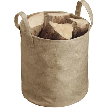 Solo Koš na krbové dřevo natural