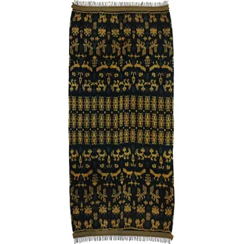 Přehoz na lůžko Ikat Sumba přehoz, tkaná textilie 250 x 100 cm