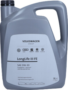 Motorový olej 0W-30 VW ORIGINAL LongLife III FE 504.00/507.00 (5 L) GS55545M4