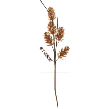 FloraSystem Vánoční dekorační zápich FLORA (21cm) - Omrzlé šišky, 1 ks