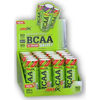 Aminokyselina BCAA 3000 2:1:1 Shot 20x60ml meloun