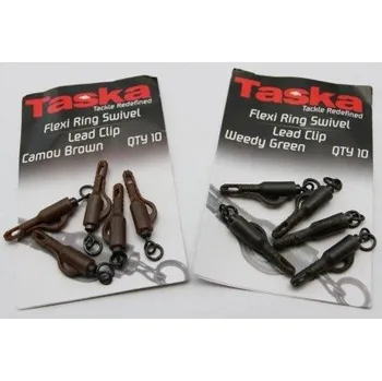 Závěska Taska s Obratlíkem s Kroužkem 10ks Zelená