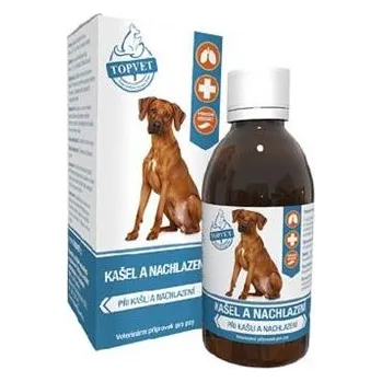 Kašel a nachlazení sirup pro psy TOPVET 200ml