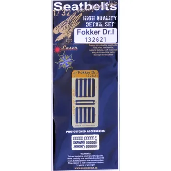 Plastikový model HGW 1/32 Seatbelts Fokker Dr.I (MENG)
