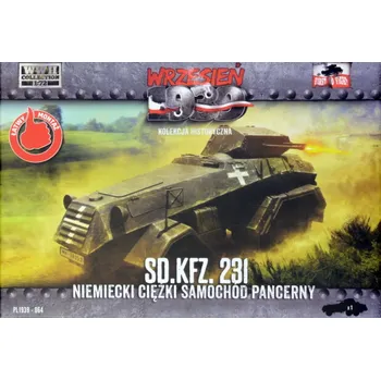 Plastikový model First To Fight 1/72 Sd.Kfz.231 German 6-wheeled Heavy Armored Car