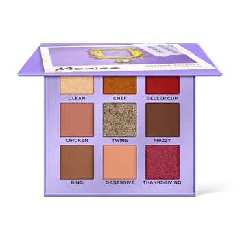 Oční stíny Makeup Revolution X Friends paletka očních stínů 9 g Monica