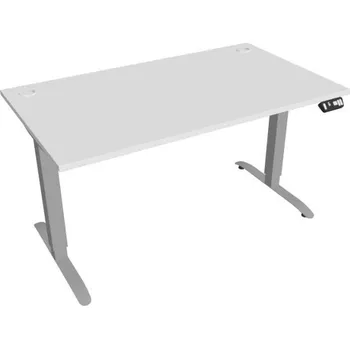 Kancelářský vozík HOBIS výškově stavitelný stůl 140 cm, paměť.ovlad. - MOTION MS 2M 1400, bílá + doprava zdarma