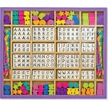 Melissa & Doug Dřevěné korálky s…