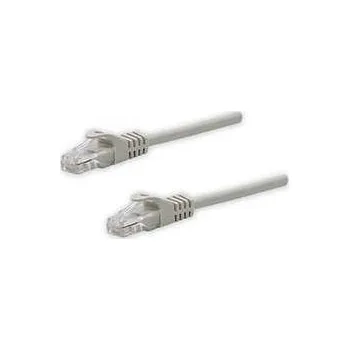 Síťový kabel UTP patchcord, Cat.5e, RJ45 M-3m, nestíněný, šedý, čistá měď, economy,rychlé dodání