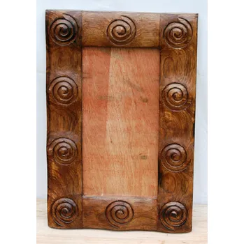 Rám na obraz Ručně vyřezaný rám se sklem R4 40x60cm