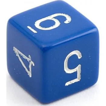 Hrací kostka imago Kostka k6, barva červená