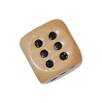 Hrací kostka imago Kostka dřevěná