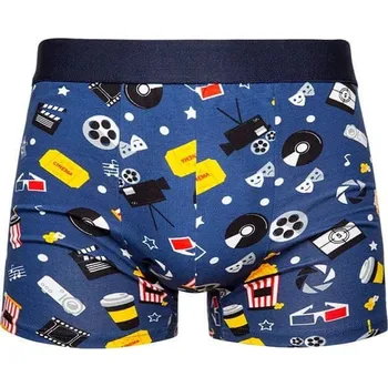 Boxerky Dedoles Good Mood GMMT902 modrá tmavá M