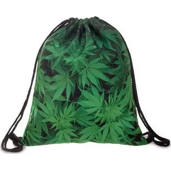 Školní sáček Woodrow Gymsack - Vak na záda Weed space 854 Marihuana