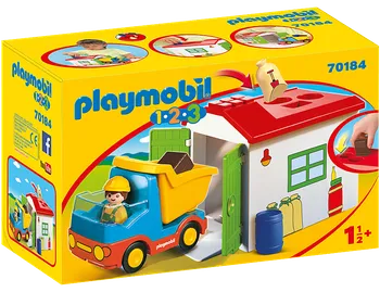 Stavebnice Playmobil Playmobil 70184 Vyklápěcí auto s garáží