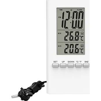 Domácí teploměr DIGITÁLNÍ TEPLOMĚR IN/OUT S DATUMEM A ČASEM