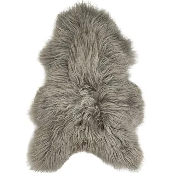 Koberec Tmavě šedá blond kůže z Islandské ovce Iceland blond - 100*70*5cm