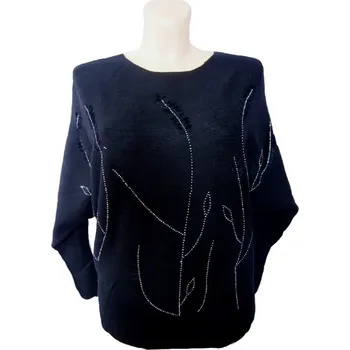 Dámský svetr Elegantní svetr Nicole Barva: Černá, Velikost: L/XL