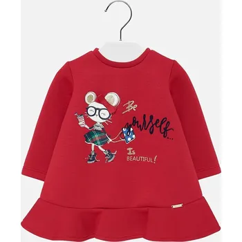 Kojenecké šaty Dětské červené šaty Mayoral 2931 Rozměr: 74