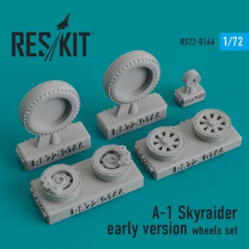 Plastikový model Reskit 1/72 A-1 Skyraider early wheels set...