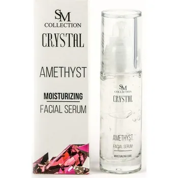 Pleťové sérum SM Collection Přírodní obličejové hydratační gel sérum ametyst 30 ml
