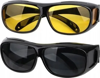 Sluneční brýle HD Vision brýle pro řidiče sada polarizační + protisluneční 