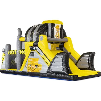 Skákací hrad Nafukovací skluzavka Bagr| Velký skákací hrad - opičí dráha | Profi provedení | Certifkováno