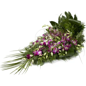 umělá květina Volně vázaná kytice dendrobium 10 květů viz ilustrace (+503 Kč)